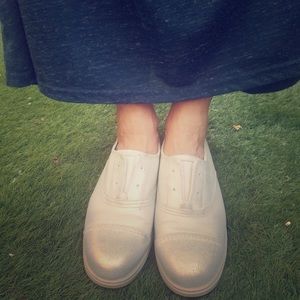 Sorel silver sneakers